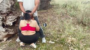 Indian MILF with Boy in Outdoor - Desi Wife Public Blowjob - Ass Spanking  and Licking - Boobs Press