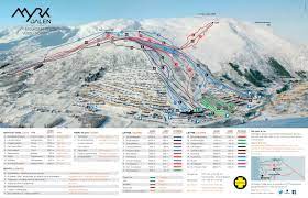 Travel guide resource for your visit to myrkdalen. Myrkdalen Piste Map Trail Map