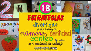 Aprendo en casa ofrece experiencias de aprendizaje, herramientas y recursos educativos orientados a favorecer los aprendizajes. 18 Estrategias Divertidas Para Reforzar Numeros Conteo Cantidad Y Mas Youtube