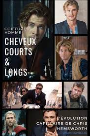 Coiffures Homme Cheveux Courts Et Longs Inspirees De Chris Hemsworth Coiffure Homme Cheveux Court Coiffure Homme Pousser Cheveux Homme