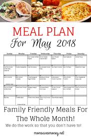 31 Dinner Recipes To Make Your May 2018 Meals As Easy As Possible Mom Saves Money Family Friendly Meals Meal Planning Menus Healthy Meal Plans