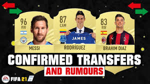 Er spielt auf der position правый вингер. Fifa 21 New Confirmed Transfers Rumours Ft James Rodriguez Messi Diaz Etc Youtube