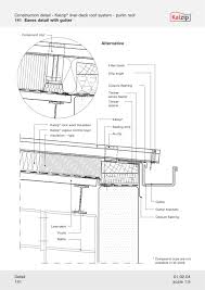 Kalzip Construction Details Archiexpo Architektur Grundriss Stahlbau