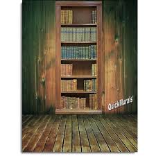 1,000s of designs to pick from! Library Peel Stick Canvas One Piece Wall Mural 36 Inches Wide X 84 Inches High Walmart Com Walmart Com