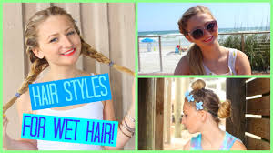 Hair can make and break any style statement and is an integral and critical part of the styling process. Simple Hairstyles For Wet Hair Youtube