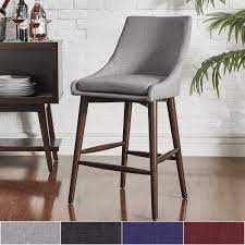 Height chairs or counter height chairs stools are perfect for the dining area with a counter height table. Sasha Espresso Barrel Back Counter Stools Set Of 2 Inspire Q Modern On Sale Overstock 12921507