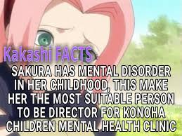 Wow No Wonder She Opened A Clinic Because She Didn T Want Kids Like Her To Go Through The Same Thing She Did Naruto Facts Naruto Cute Anime Naruto