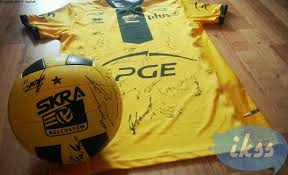 Sprzedam koszulkę skry bełchatów w stanie idealnym dł całkowita 69 cm pod pachami 48 x 2. Koszulka I Pilka Pge Skra Belchatow Z Autografami 2127054384 Oficjalne Archiwum Allegro