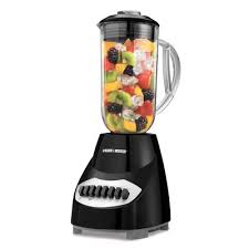 Black And Decker Fusion Blade Blender Reviews Black Decker 10 Speed Blender With Plastic Jar Color Black Blender Plastic Jars Single Serve Blenders