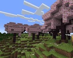 Obraz: Biom kwiatu wiśni w Minecraft