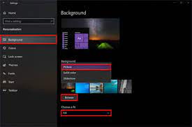 If you want to look for a specific picture, click browse. How To Change Your Windows 10 Login Screen And Desktop Wallpaper Digital Trends