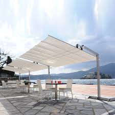 When you have the best manual retractable awning, you can enjoy a calmer and fresher environment. Flexy Retractable Awning By Fim Luxury Sun Canopy Company Italy