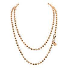 Nikki Lissoni Gold Ball Chain 42cm Gold Chains Jewellery Online Jewelry Store Chains Jewelry Jewelry