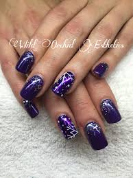 Nail designs & ideas magazine for women. Purple Nails Glitter Gel Nails Nail Art Christmas Nails Snowflake Nails Purple Gel Nails Purple Nails Purple Nail Designs