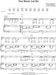 Jeremy Camp You Never Let Go Sheet Music In Bb Major Transposable Download Print Sheet Music Jeremy Camp Let It Be