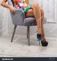 Mature Female Legs High Heel Shoes Stock Photo 1260391243 | Shutterstock