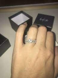 Ever Us Diamond Engagement Two Stone 1 2k Ring 14k White Gold Wedding Band Ebay 14k White Gold Wedding Band Gold Wedding Band White Gold Wedding