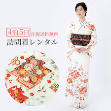 楽天市場 訪問着 レンタル 着物レンタル レンタル着物 着物 訪問着レンタル ジャパンスタイル h975 白 松川菱に鶴松竹梅 ホテル 式場への配送ok 入学式 入園式 お宮参り 結婚式 七五三 母 ママ 母親 着物 京都着物レンタル夢館 松竹梅 着物 訪問着 お宮参り