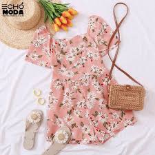 تنسيق 15 طقم ملابس نسائي كاجوال صيفي 2020 Clothes For Women Floral Tops Fashion