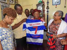 Margaret wambui kenyatta was a kenyan politician. Uhuru Visits Football Legend Joe Kadenge Samrack Media