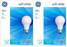 8 Pack Ge 60 Watt Soft White Incandescent Light Bulbs 41028 43168900058 Ebay Incandescent Light Bulbs Light Bulbs Bulb