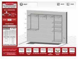 Trash container is designed with durable materials to withstand harsh environments, cracking and denting. Rubbermaid Closet Designer Interactive Design Tool Youtube