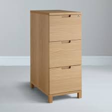 John Lewis Partners Abacus 3 Drawer Filing Cabinet Fsc-certified Oak
