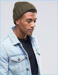 Asos Men S Khaki Chunky Fisherman Beanie Fisherman Beanie Hats For Men Men S Beanies