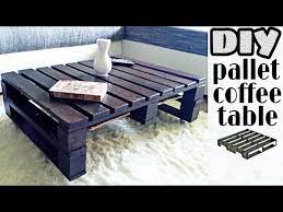This cute little pallet side table is really going to fit in your outdoor spaces for being so rustically fascinating. Diy Pallet Coffee Table No Power Tools Youtube