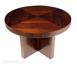 Clairemont round art deco coffee table 36wx36dx19.2h. Art Deco Coffee Table In Macassar Ebony Antiques Atlas