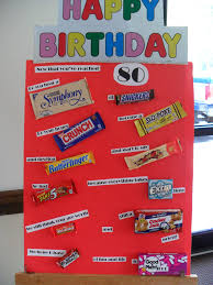 Birthday Posters With Pictures 80th Birthday Poster Using Candy Bars Birthday Gifts For Grandma Birthday Candy Posters Candy Bar Birthday