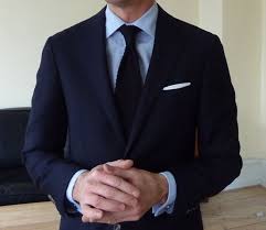 Navy Suit Light Blue Shirt Black Knit Tie Black Shoes Blue Suit Black Tie Light Blue Shirts Suit And Tie