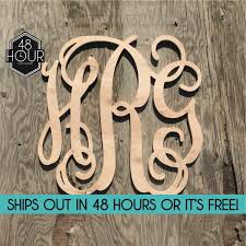 Fast 12 36 3 Letter Wooden Monogram Large Wooden Etsy Monogram Wall Art Monogram Wall Hangings Wooden Monogram Letters