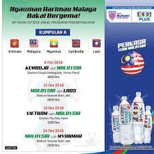 Jadwal aff suzuki cup 2018 timnas indonesia vs filipina akan ditayankan melalui siaran langsung dan via link streaming rcti pada minggu (25/11/2018). 100plus Active Aff Suzuki Cup 2018 Jadual Perlawanan Facebook