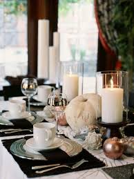 Elegant Black And White Thanksgiving Decor Ideas Thanksgiving Table Decorations Modern Thanksgiving Decor Thanksgiving Table Settings
