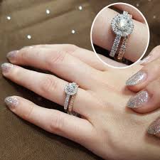 37 Unique Engagement And Wedding Ring Combos Tolkowsky Engagement Rings Engagement Ring Plain Band Neil Lane Engagement Rings