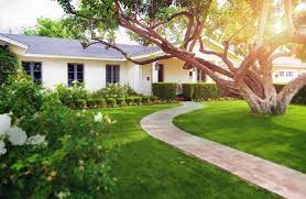 What Does Powered By Alarm Com Mean Front Yard Landscaping Design Modern Front Yard Front Yard Landscaping