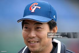 Manager Yueh Ping Lin of Chinese Taipei looks
