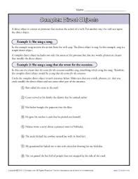 Explore our comprehensive stock of direct and indirect object worksheets and learn to identify direct objects and indirect objects using the our direct and indirect object chart is a compulsive print. Complex Direct Object Worksheet Parts Of A Sentence Worksheets