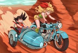 Dragonball Goku And Launch Dragon Ball Goku Dragon Ball Art