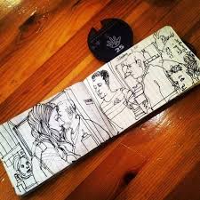 Rolf Schroeter Berlin Charlottenburg In Cafe Sketch Book Charlottenburg Drawings