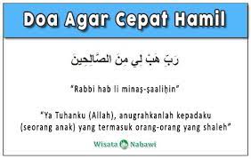 Disertakan beberapa tips untuk subur dan hamil bagi yang ingin dapat zuriat dengan kelahiran anak cahaya mata. Doa Agar Cepat Hamil Bacaan Arab Latin Dan Artinya