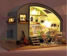 Travel Caravan Diy Tour Of Time Wooden Dollhouse Miniature Kit Etsy Wooden Dollhouse Diy Dollhouse Dollhouse Miniatures Diy