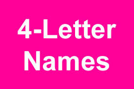 Eine buchstabiertafel (oder buchstabieralphabet, telefonalphabet, funkalphabet,. 4 Letter Girl Names