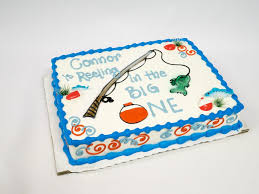Perfect for kids' pool or beach themed parties! Photo Of A Fishing Birthday Cake Patty S Cakes And Desserts