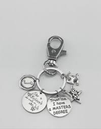 Trust Me I Have A Masters Degree Key Chain Keychain Masters Degree Thats Not My