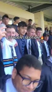 This student section is a VIBE 🔥 (via @__connor.7__) #rugby #highschool  #studentsection