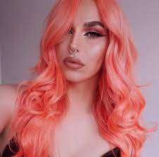 Salinesimon Just Peachy What Do You Guys Think Of My New Hair Color I Used Arcticfoxhaircolor Electric Fox Hair Dye Peachy Hair Color Gorgeous Hair Color