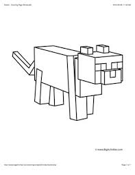 Minecraft Coloring Page With A Picture Of An Ocelot To Color Minecraft Coloring Pages Coloring Pages Minecraft