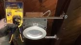 Maybe you would like to learn more about one of these? How To Install Halo New Construction Recessed Lighting Youtube